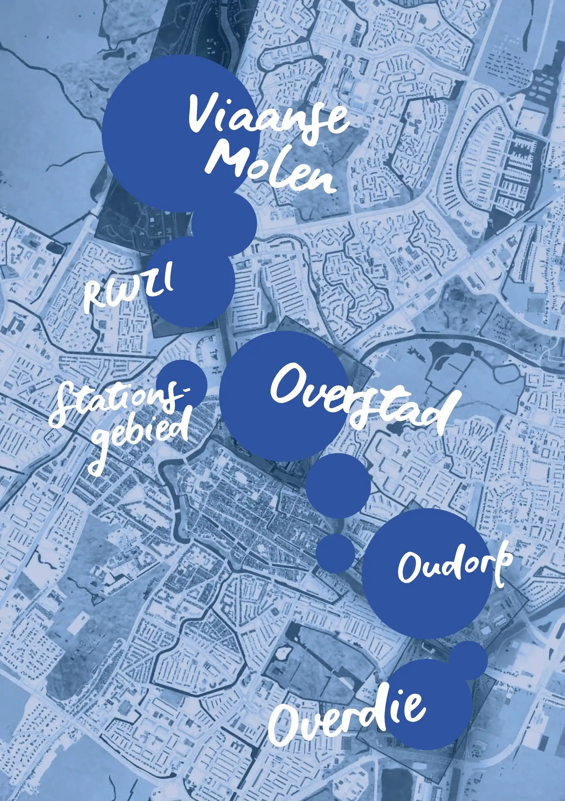 Overzicht van deelgebieden Alkmaars Kanaal